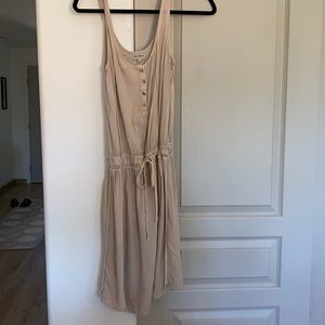 The Odells nude linen dress